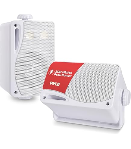 Amazon.com: Pyle 3-Way Indoor & Outdoor Box Speaker System - 3.5